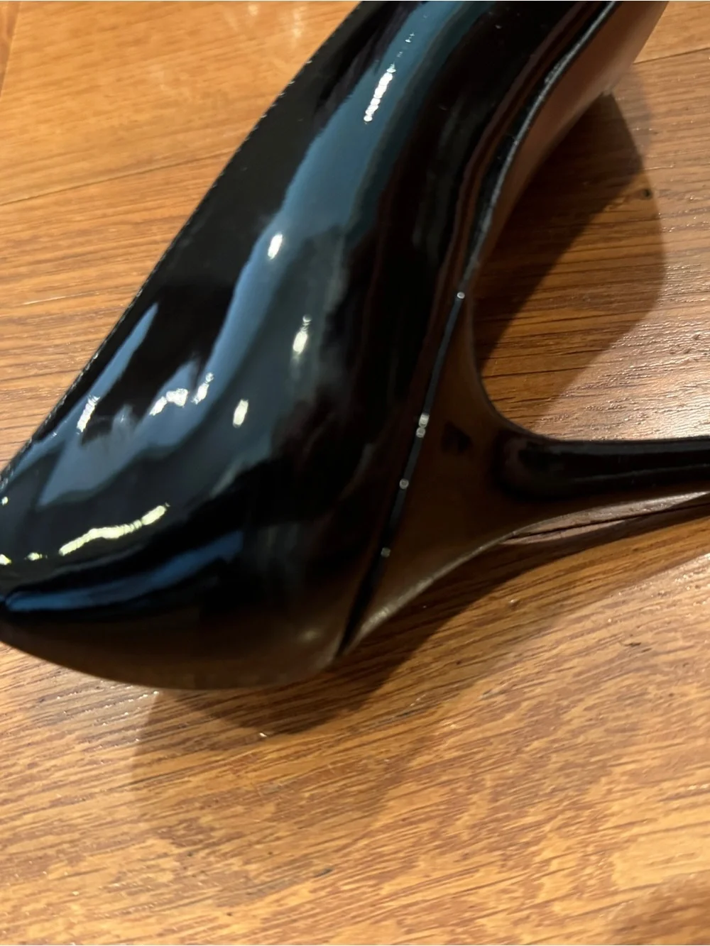 NWOT Stuart Weitzman Black Patent Heels
